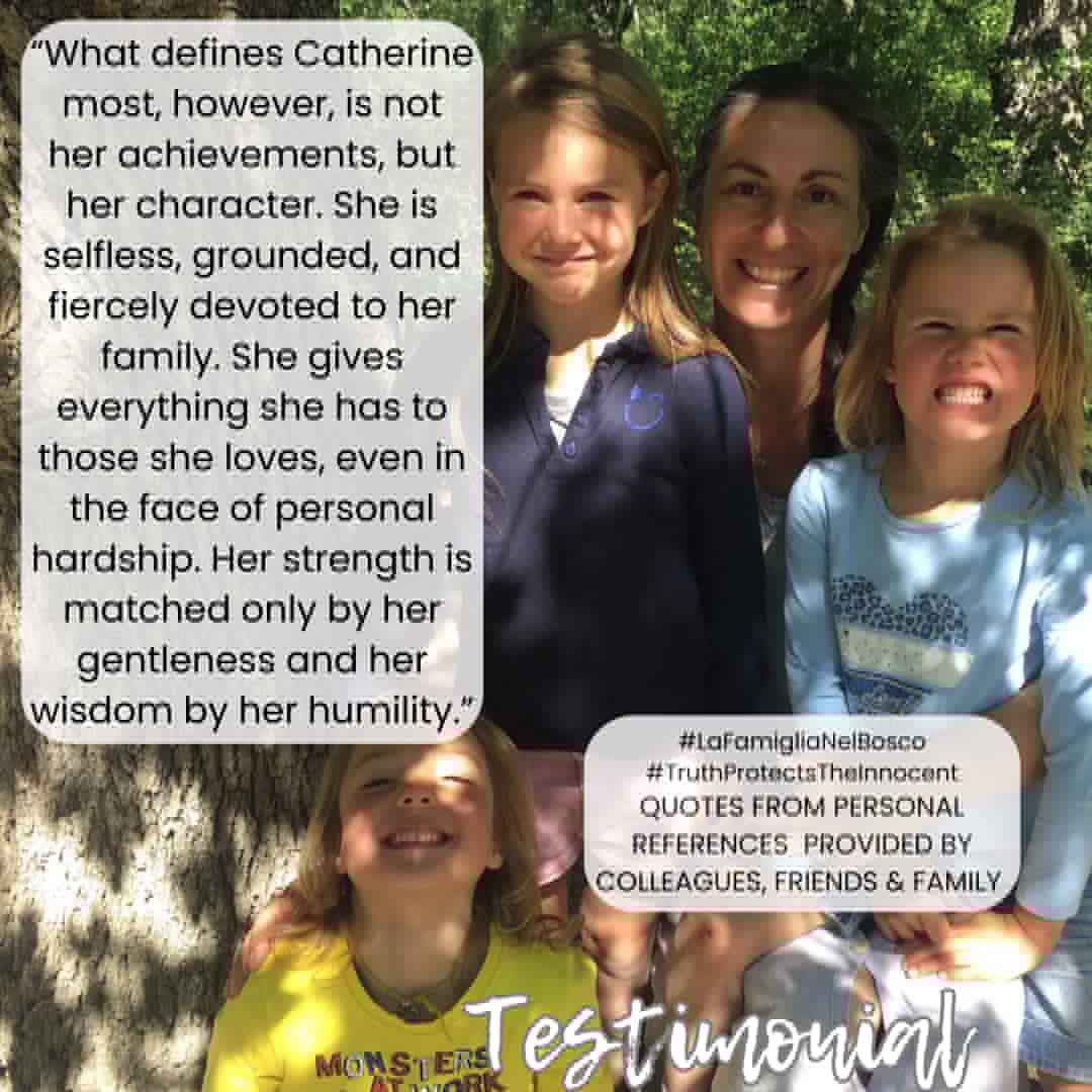Testimonial for Catherine Birmingham - La Famiglia Nel Bosco